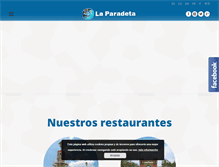 Tablet Screenshot of laparadeta.com